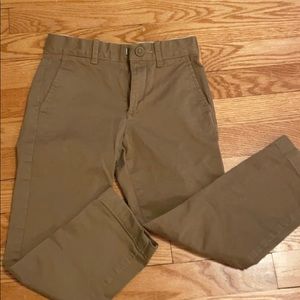 Boys slim fit khakis